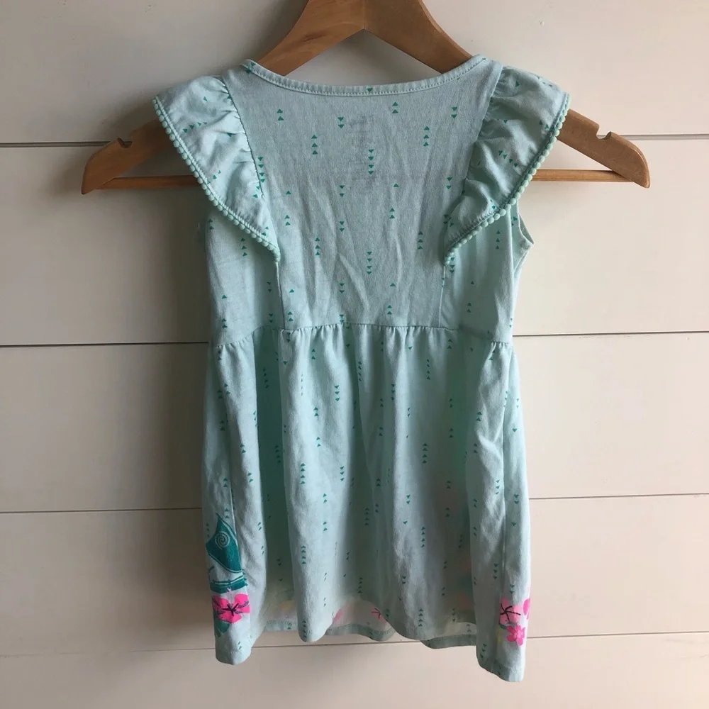 DISNEY Moana Tee with Ruffle Sleeves Size 4T